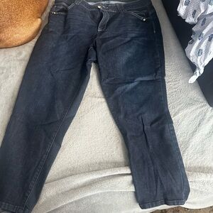 Democracy Women's Deep Indigo Ankle Jeans